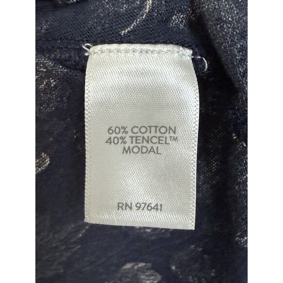 J.Jill Women's Tunic 3/4 Sleeves 3/4 Covered Buttons Floral Boho Sz M Petite - Picture 11 of 15